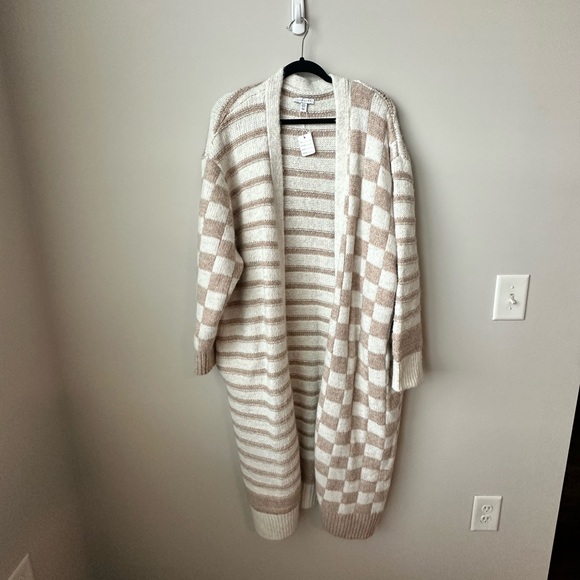 Sweaters - Topshop multi pattern cardigan